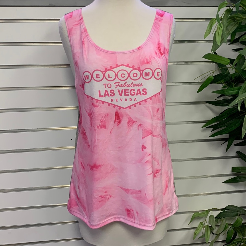 NWT Love Amour Welcome to La Vegas Tank Top